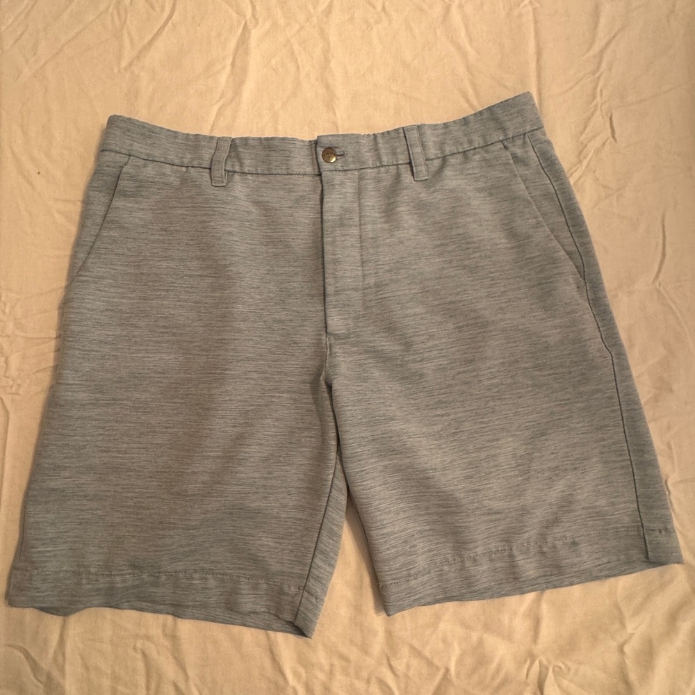 Callaway Mens Golf Shorts Light Blue Stretch Active Waistband Repaired Size 36